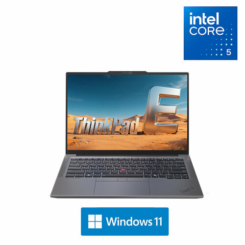 14Ноутбук Lenovo Thinkpad E14 2025 Core 5-220H Intel ARC RAM 16 ГБ 1TБ SSD 2880x1800 IPS 120 Hz Win11 Gray CN 88222₽