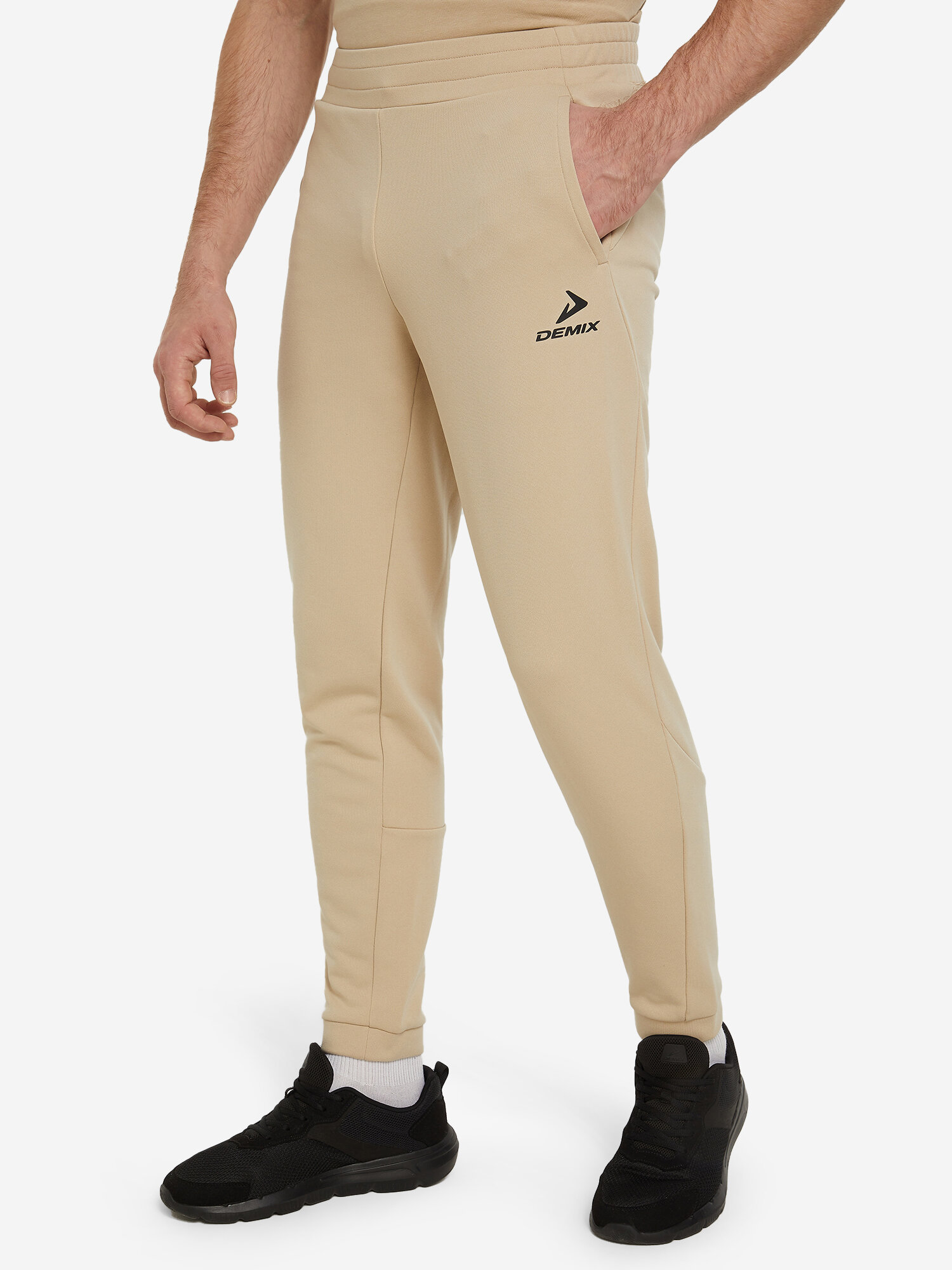 Брюки спортивные Demix M D GYM Training Knit Pants, размер 54, светло-желтый