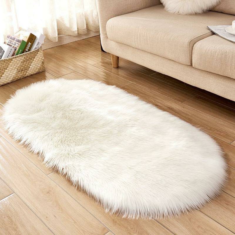 Ковер из искусственного меха Wind 60х120 см белый