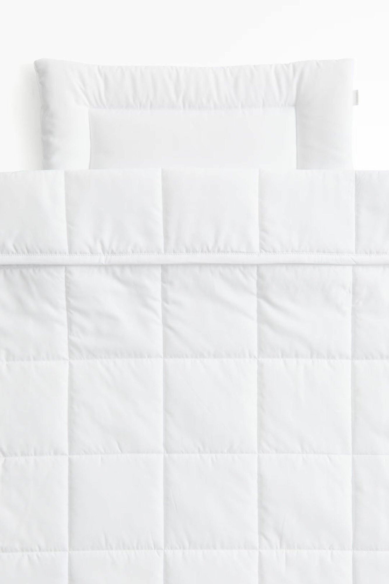 Одеяло и подушка для детской кроватки H&M, 110x125, 35x55