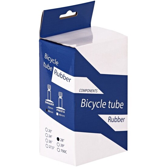 Камера велосипедная BT 28Х175/195 автониппель 48мм (упак: коробка)