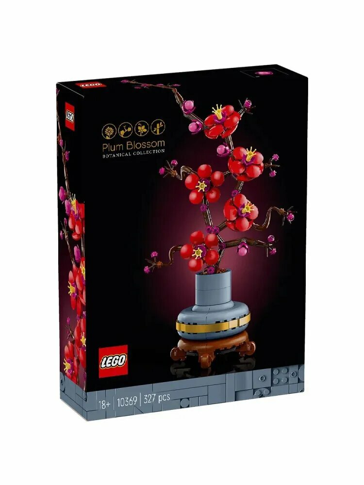 Конструктор LEGO ICONS Цветение сливы, 327 деталей, 10369