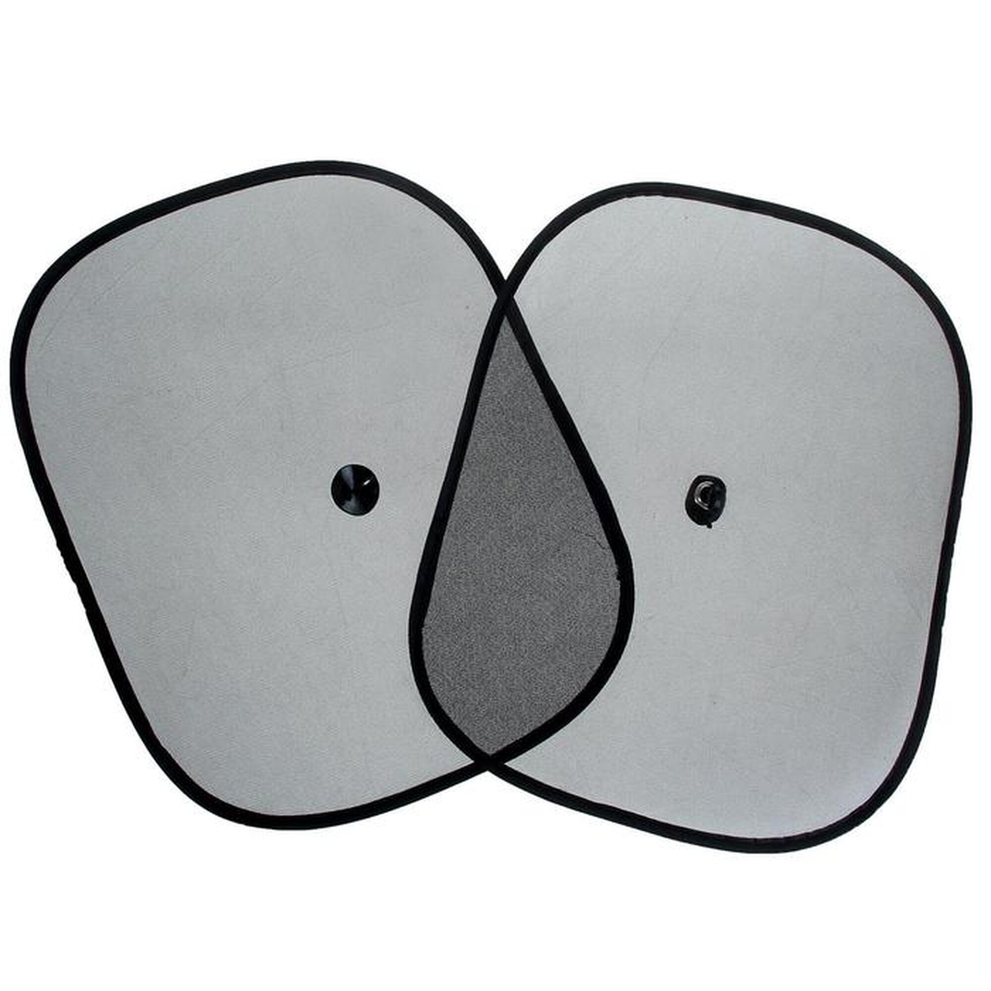 Шторки солнцезащитные TORSO для авто на присосках 44 х 37 см набор 2 шт