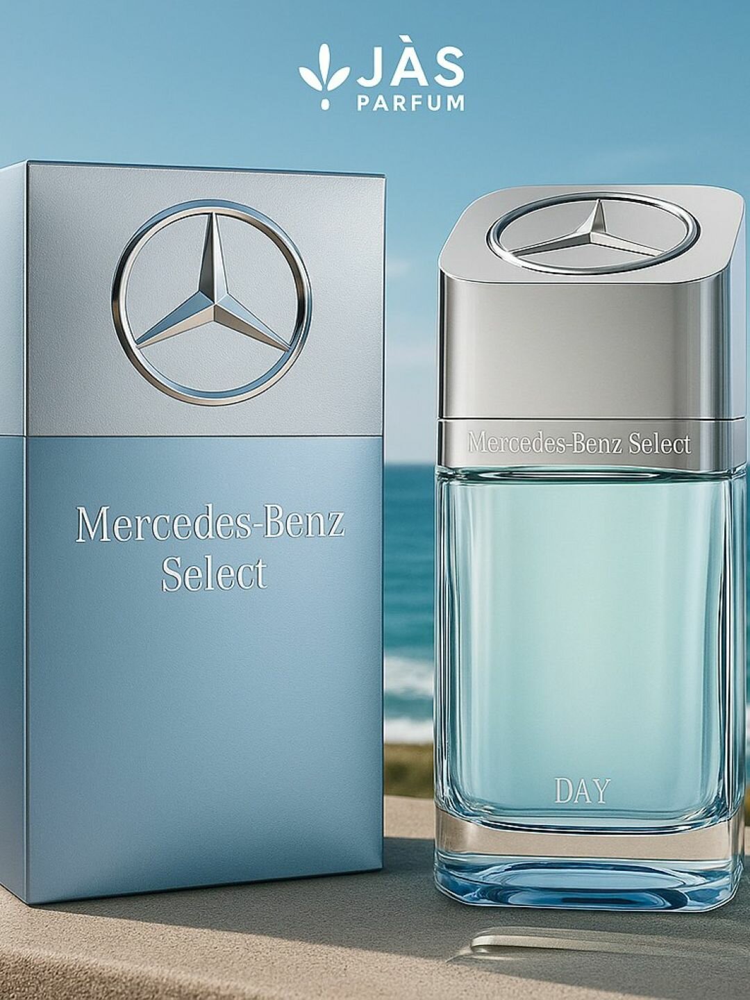 Для мужчин, MERCEDES-BENZ SELECT DAY 100 мл-морские аккорды, зелёные листья
