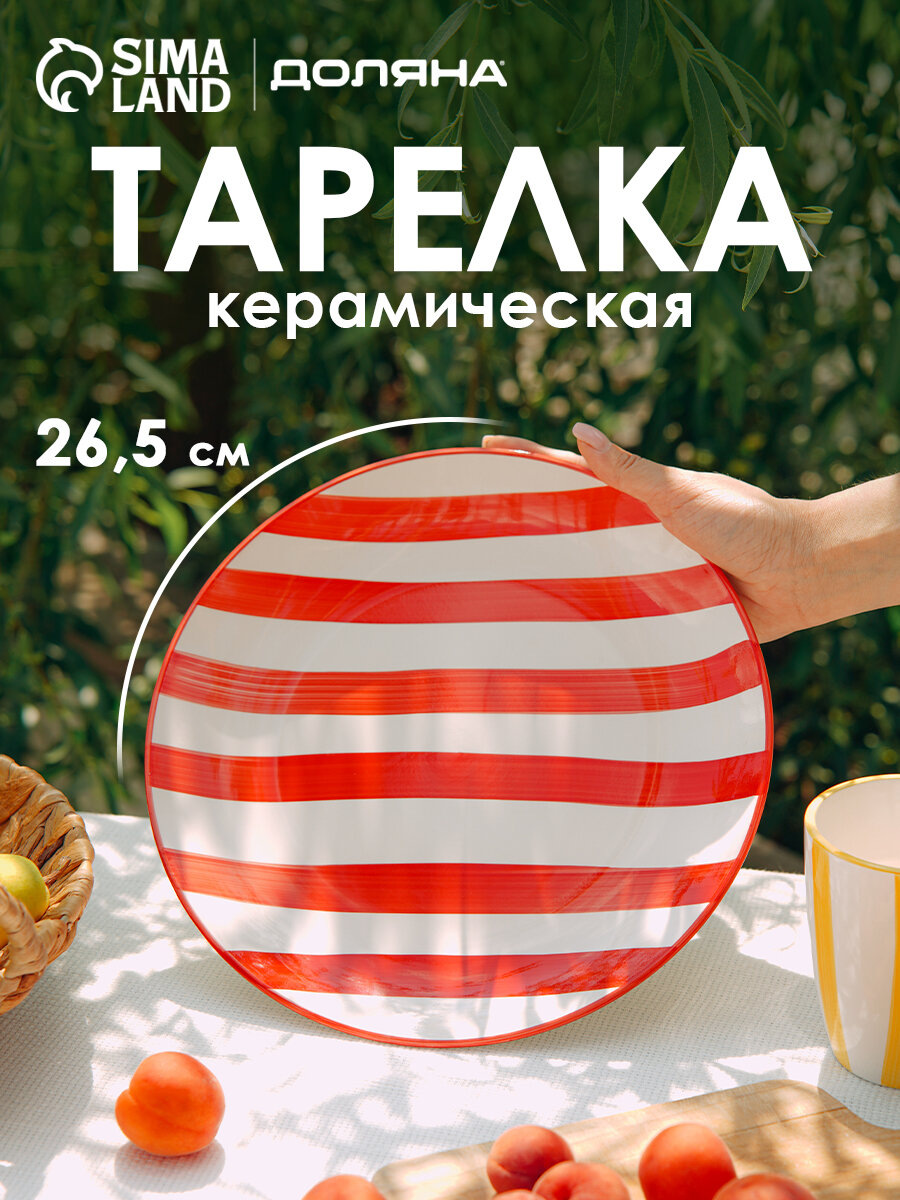 Тарелка обеденная Доляна 