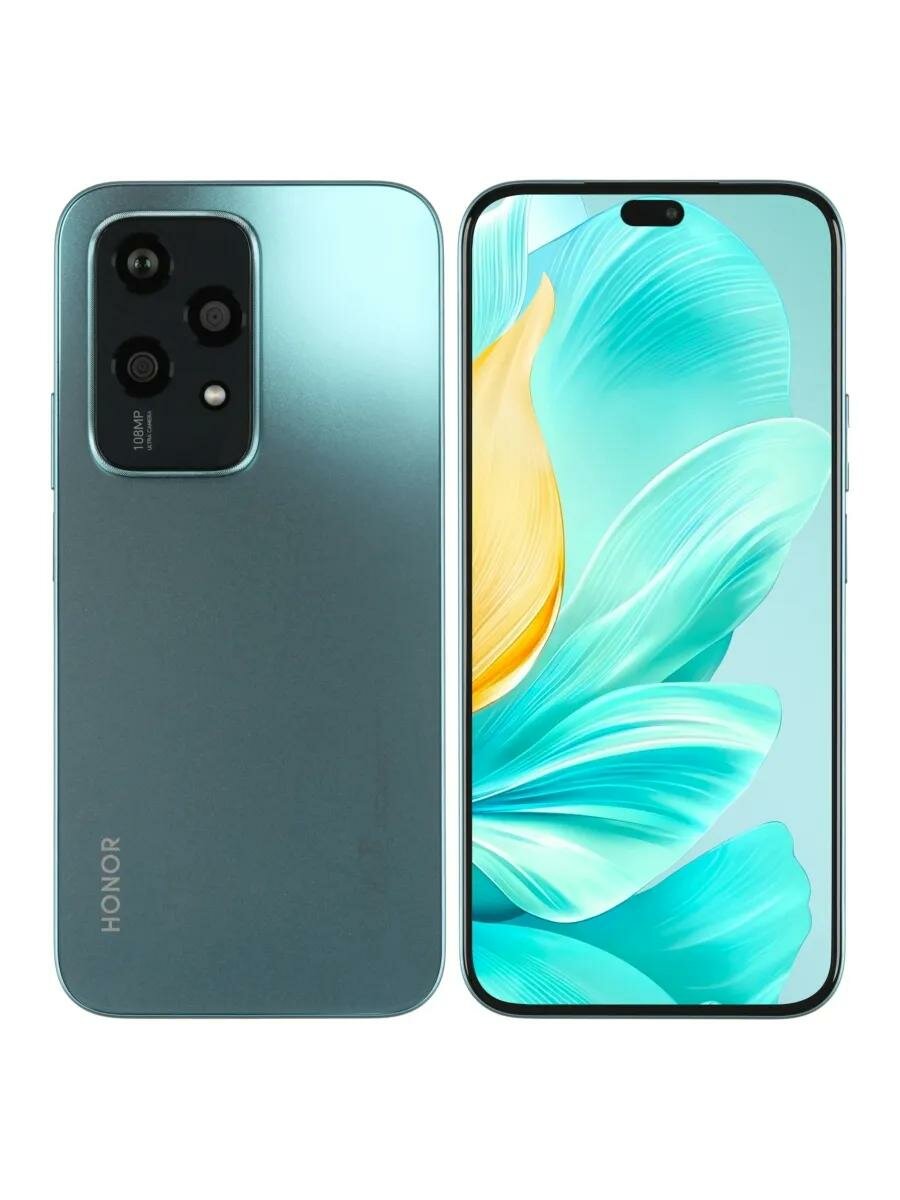 Смартфон HONOR 200 Lite 8/256Gb, Global, Dual nano SIM, зеленый (Cyan Lake)