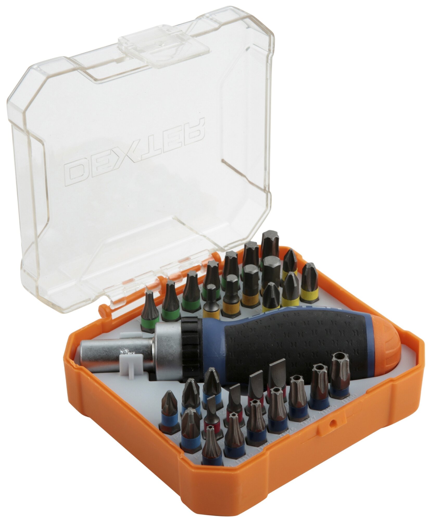 Отвёртка со сменными битами Dexter 31 предмет
