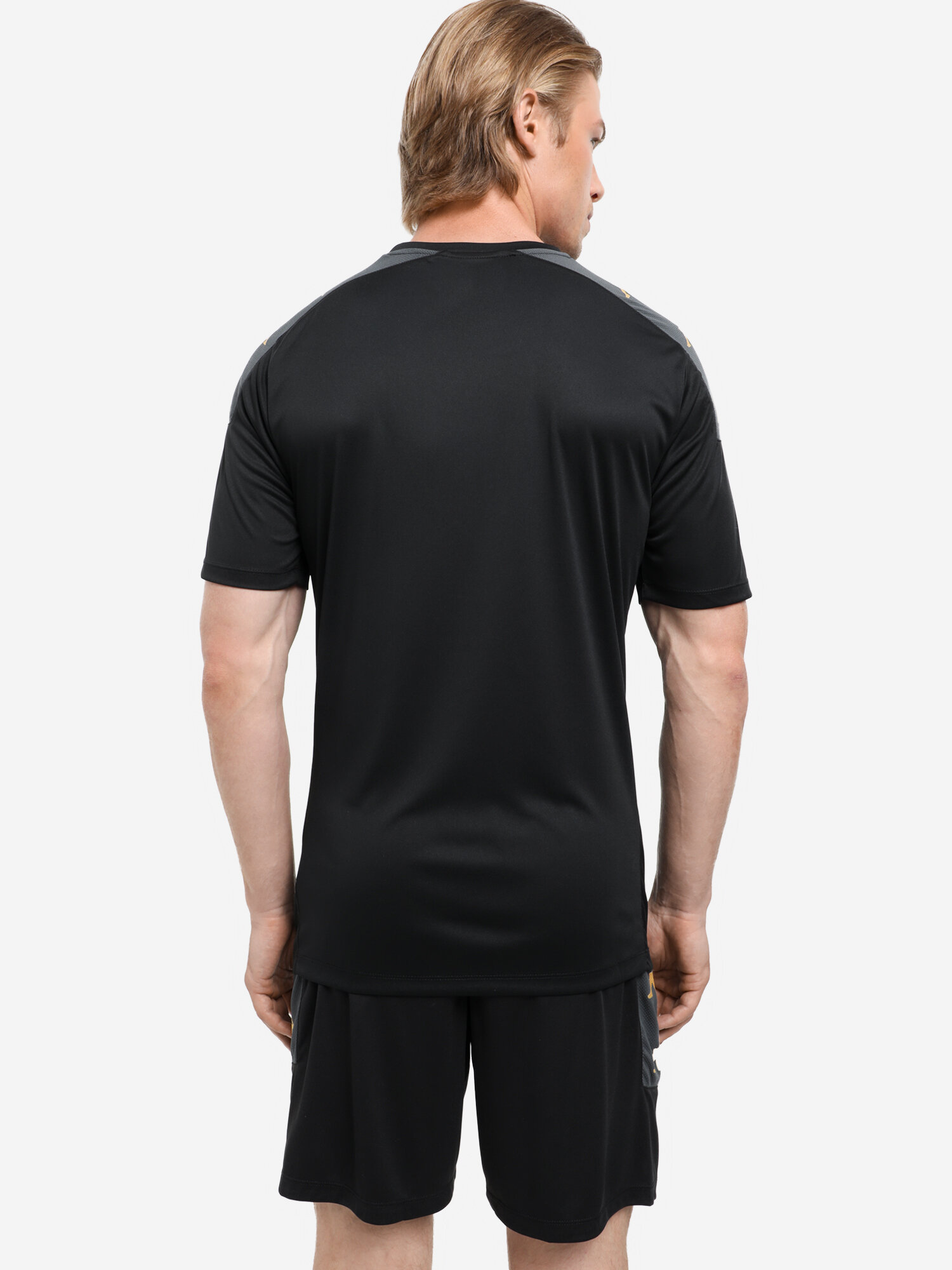 Футболка спортивная Kappa, размер XL, черный/серый — фото 1