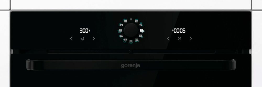 Духовые Шкафы Xiaomi Духовой шкаф Gorenje BOS67371SYB черный, мощность 2500Вт, 77 л, гриль, конвекция, 12 режимов, дисплей