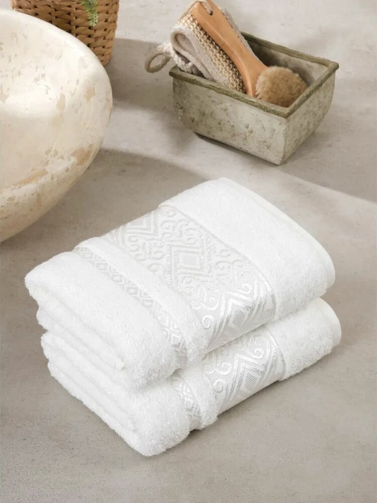 Набор полотенец METEOR ESCALE (50х90-2 шт.) кремовый