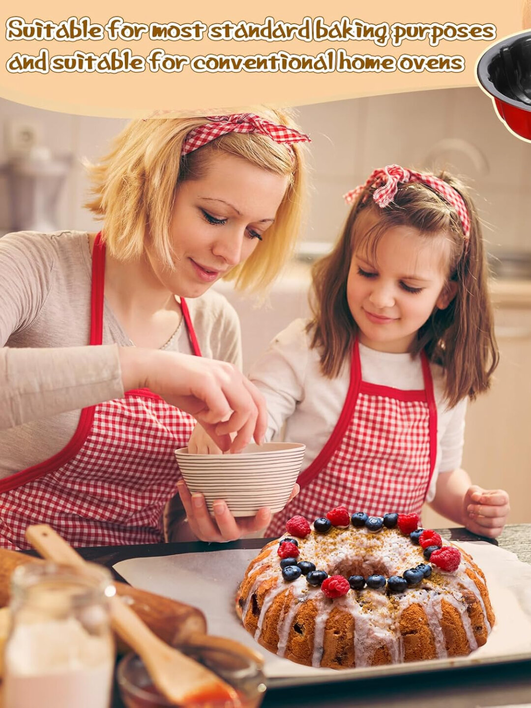 Форма для выпечки пирогов, тортов, пирожных, муссовых десертов, печенья