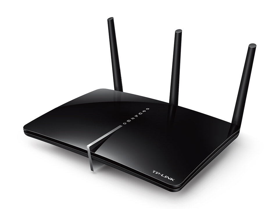 Модем-роутер TP-Link Archer D7, ADSL2+, Wi-Fi AC1750, 3 антенны, VPN Server — фото 1