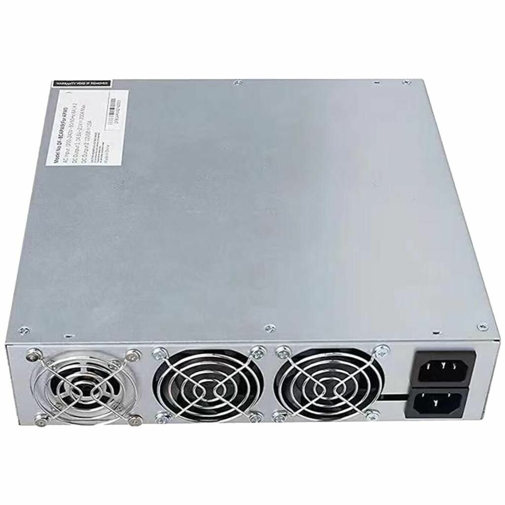 Глобальный блок питания для майнинга 12В-15В с возможностью горячей замены и 5 уровнями защиты