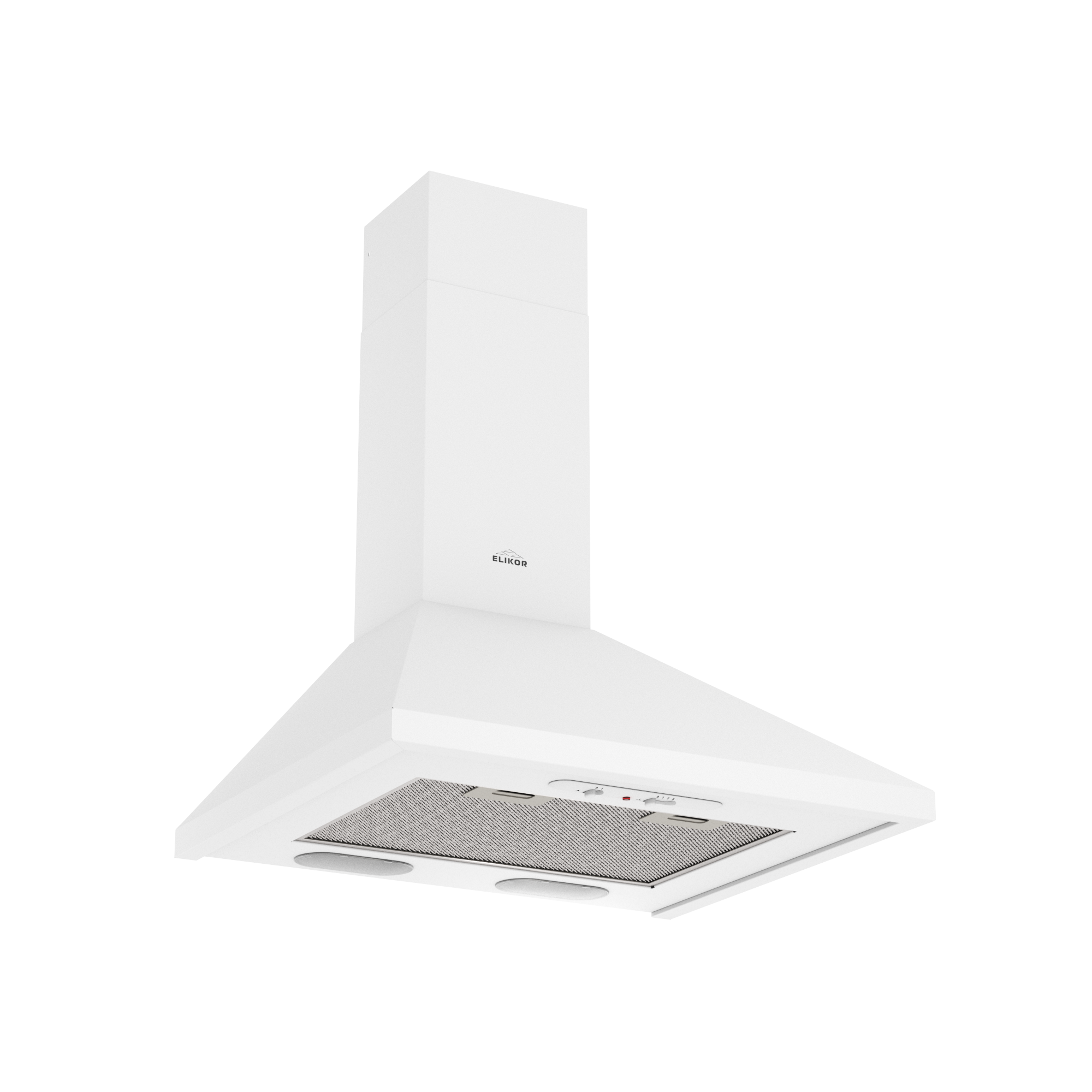 Вытяжка Elikor Вента 60 нержавейка (430) пп белый 155 Вт 430 м3/ч