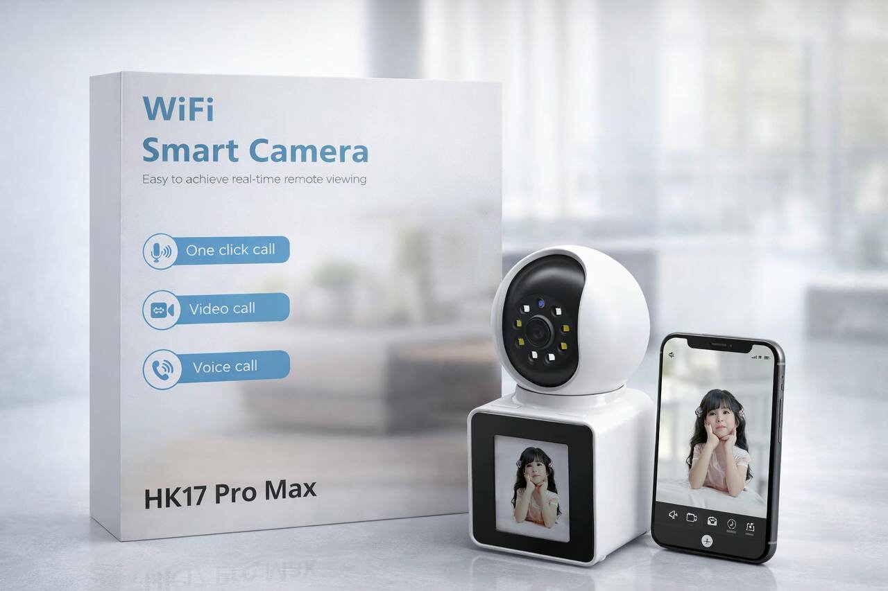 Wi-Fi Smart Camera — умная камера видеонаблюдения с видеозвонком, двусторонней связью и удалённым просмотром