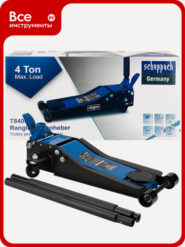 Изображение товара Домкрат подкатной гидравлический Scheppach 4т Sch-T84008(65571)