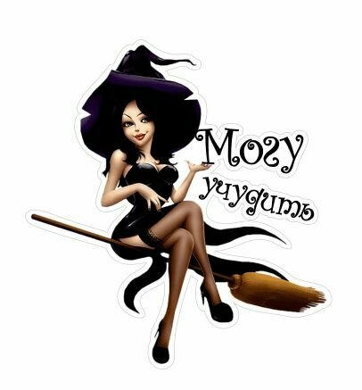 Наклейка "Могу учудить", 1 штука, ПВХ, ширина 21 см, длина 24 см