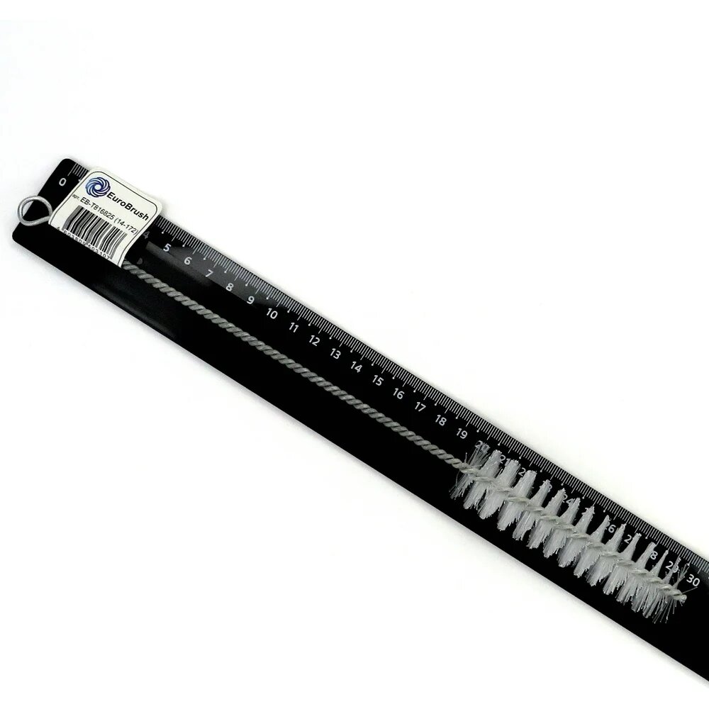 Щетка ерш EuroBrush Д25x100x300 с хв-м + кольцо ворс нейлон 035 (код 14-172) EB-T816825