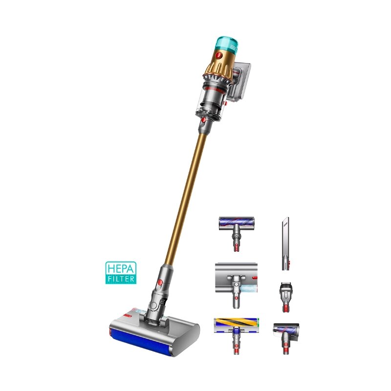 Пылесос Dyson V12S Detect Slim Submarine, / (SV46), Gold, золотистый