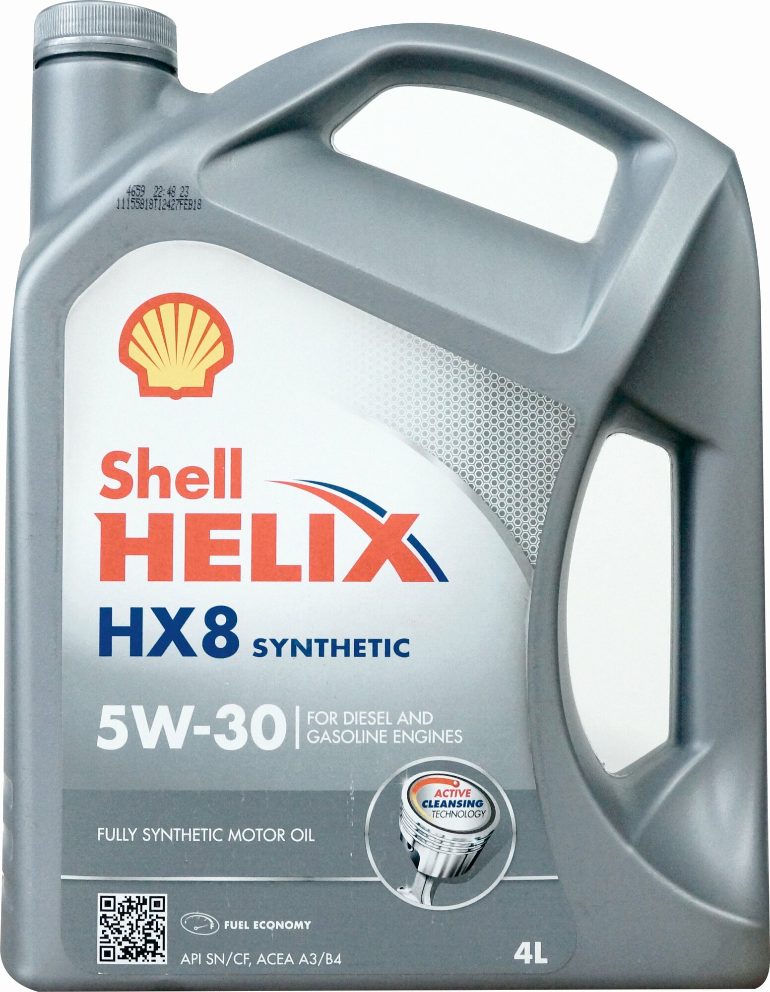 Shell Масло Моторное Синтетическое Helix Hx8 Synthetic 5W-30 4Л