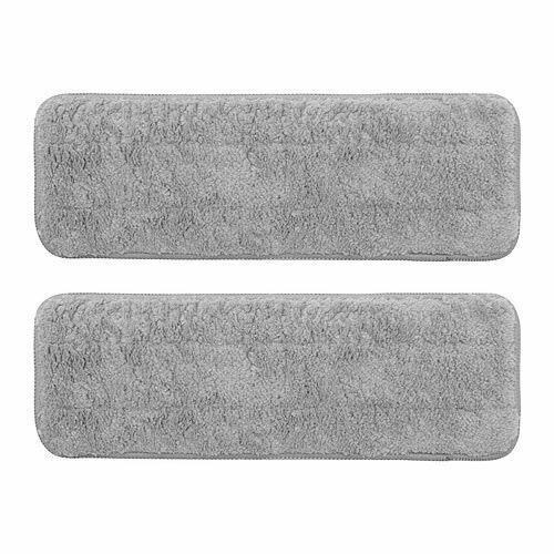 PEPPRIG IKEA Накладка из микрофибры для швабры серые 2шт 10x29 см пепприг икеа 1426₽