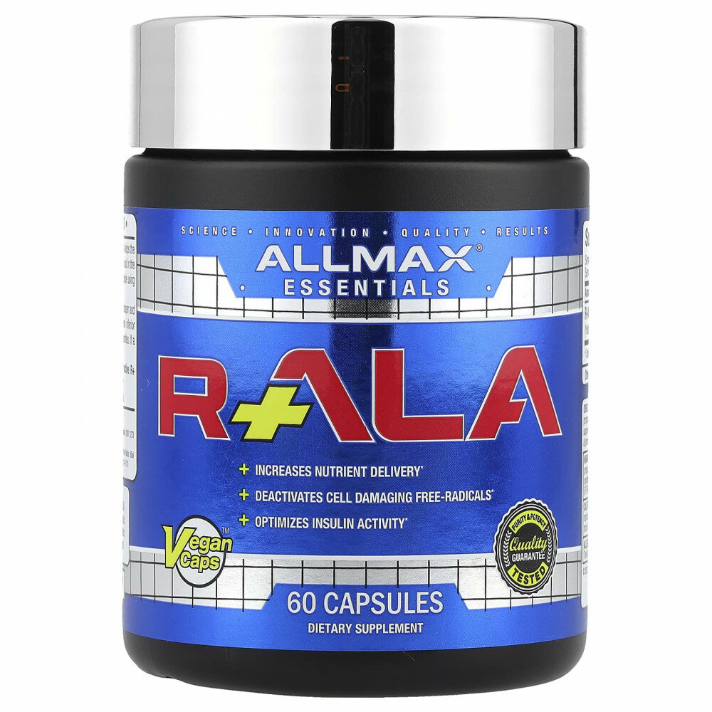 ALLMAX, R+АЛК, 60 капсул