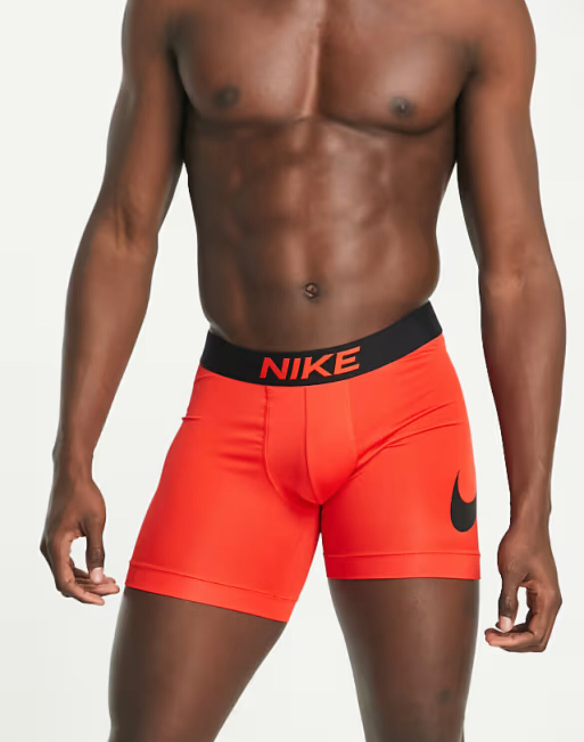 Трусы NIKE Essential Micro, размер XL, красный, черный — фото 1