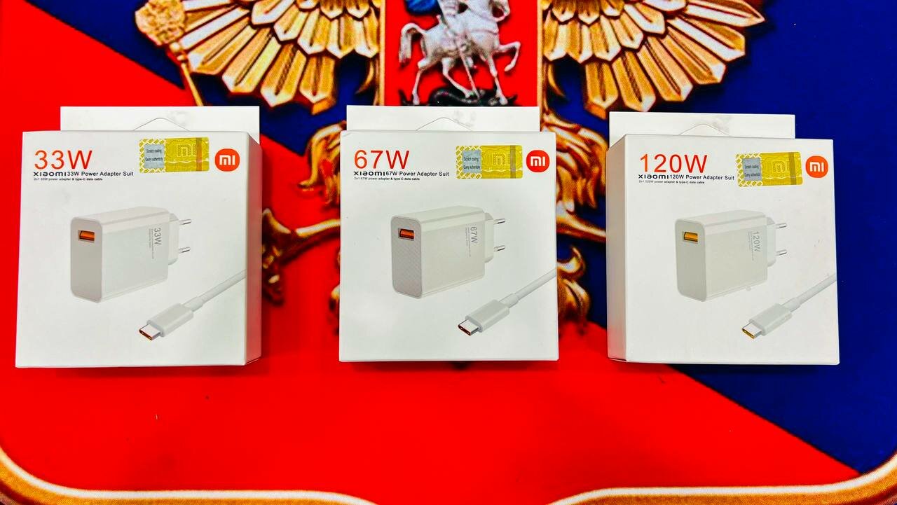 Зарядное устройство Xiaomi, для разных устройств, быстрая зарядка, 33Вт, кабель Type-C — фото 1