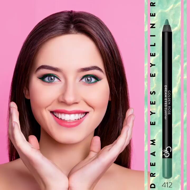 Golden Rose Dream Eyes Eyeliner Nr. 410 – Langanhaltender, Dermatologisch Getesteter Augenliner