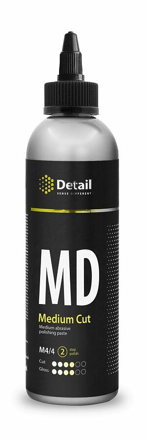 Среднеабразивная полировальная паста MD Medium Cut 250 мл Detail DT-0374