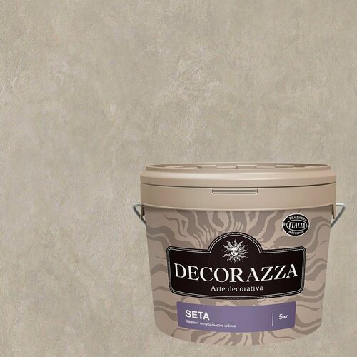 Изображение товара Декоративная штукатурка с эффектом натурального шелка Decorazza Seta (5кг) ST 11-80