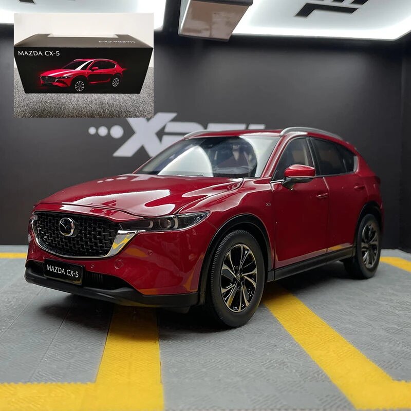WELLY 1:18 Mazda CX-5 CX5 SUV металлическая модель автомобиля With
