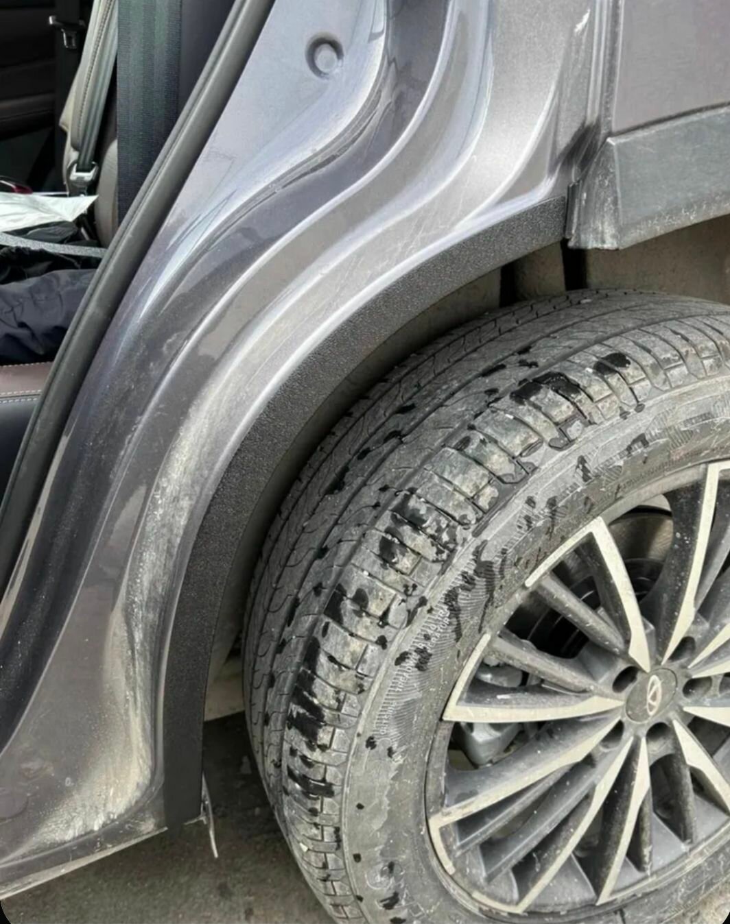 Защитные накладки задних арок Chery Tiggo 8 pro