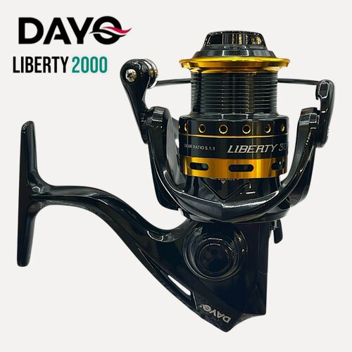 Изображение товара Катушка Dayo LIBERTY 2000 3+1 для рыбалки на спиннинга, окуня, щуку, судака