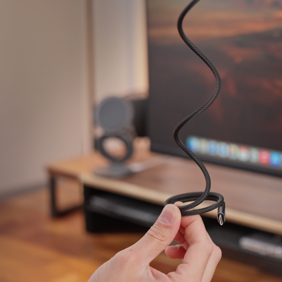 Зарядный кабель STATIK MagStack USB-A | USB-C, 1 метр, 27 Вт — фото 1