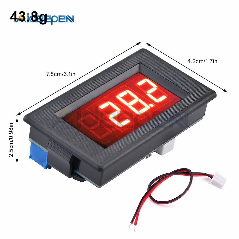 Амперметры Цифровой амперметр Aideepen ICL7107, DIY Kit