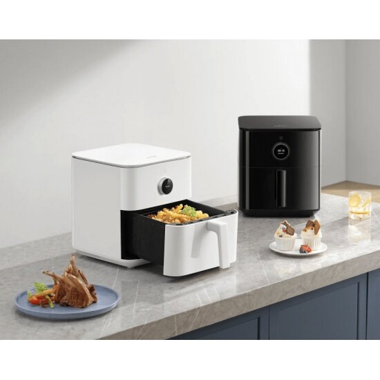 Mijia фритюрница (аэрогриль) Smart Air Fryer 6.5L (MAF10), белый EU — фото 1
