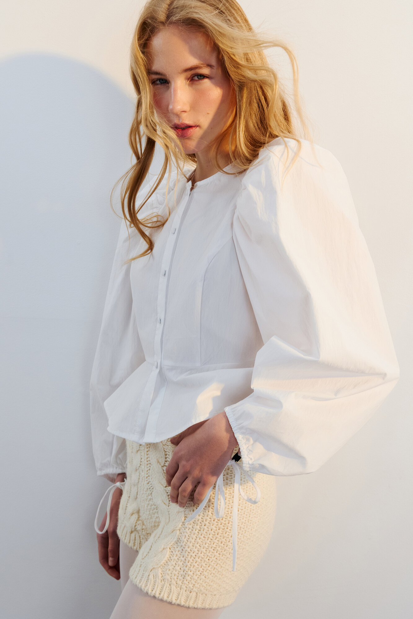 Блуза Befree Co:Сreate, размер XS, белый — фото 1