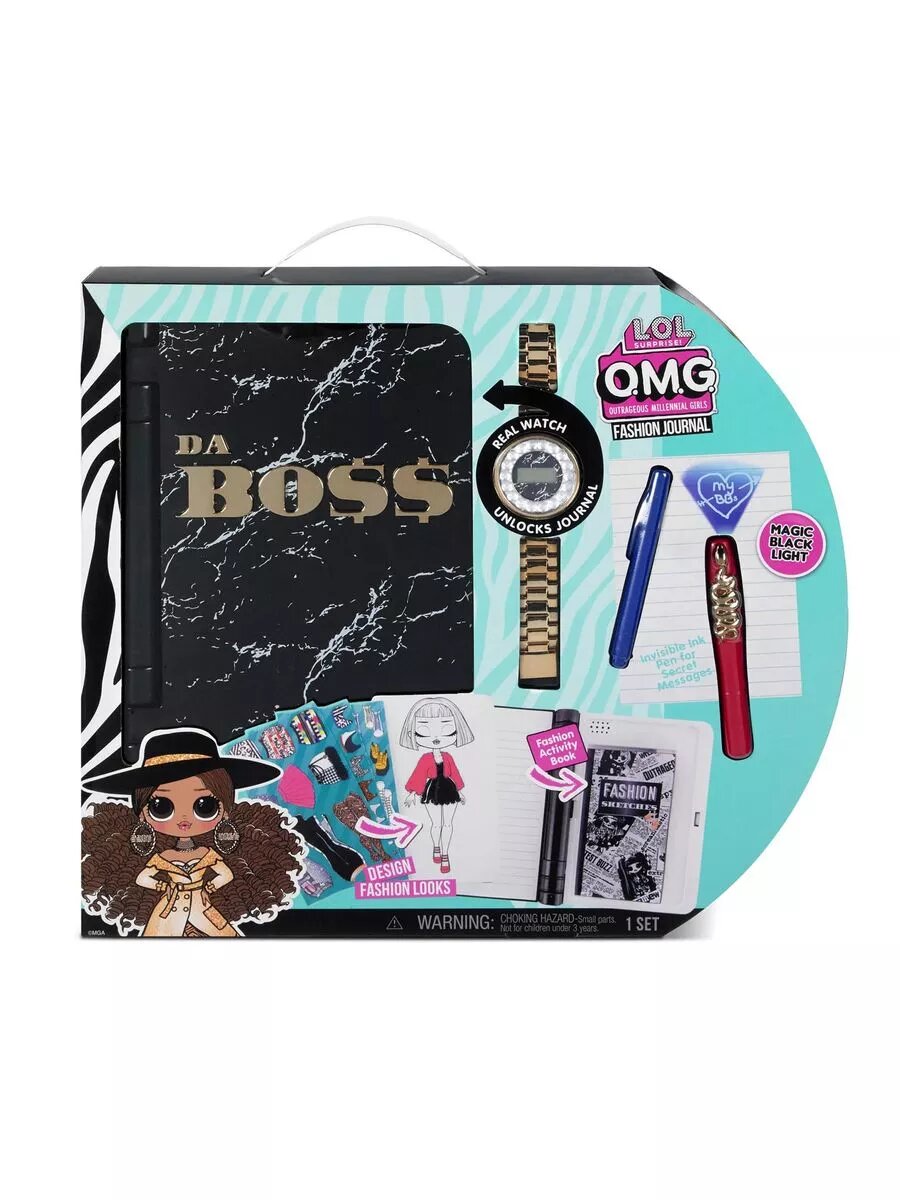 Игровой набор лол сюрпрайз omg Fashion Journal DaBoss стань настоящей королевой моды