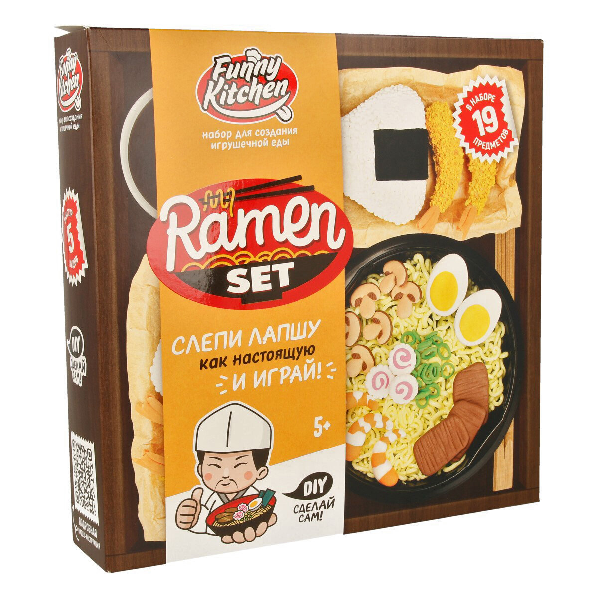 Slime лаборатория Набор Funny Kitchen Ramen set SS500-40217