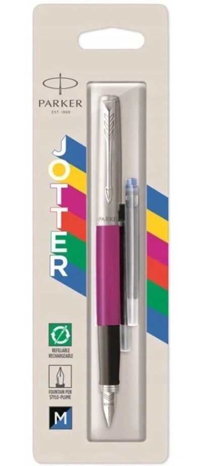Ручка перьевая Parker Jotter Originals F60 Magenta (2096860)