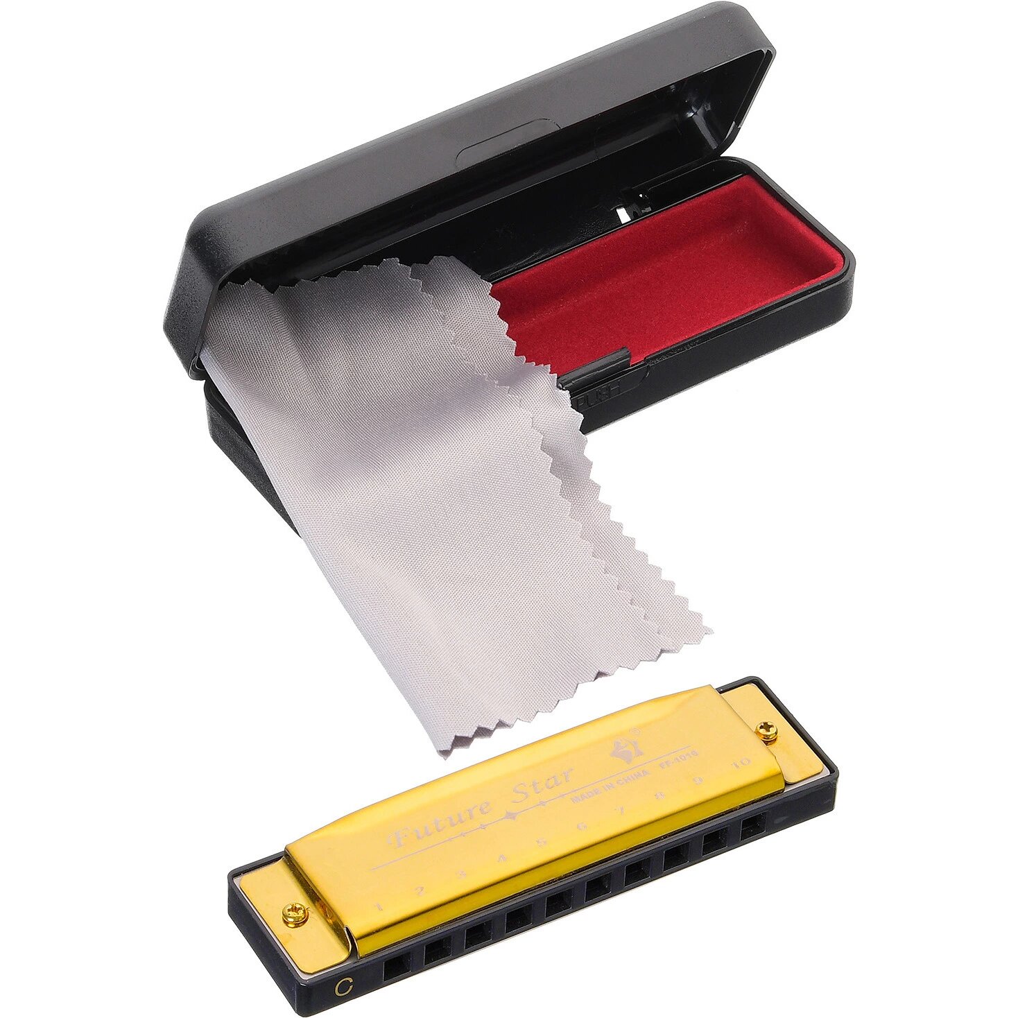 Губная гармошка Future Star FF-1016 GD — фото 1