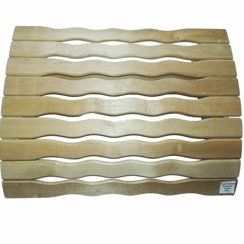 Подголовник DoorWood ПБ В большой  волна  из ольхи 