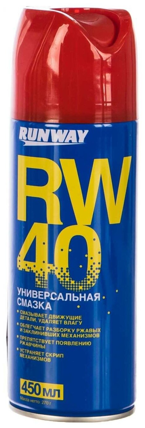 Универсальная проникающая смазка RW-40 450мл RW6045