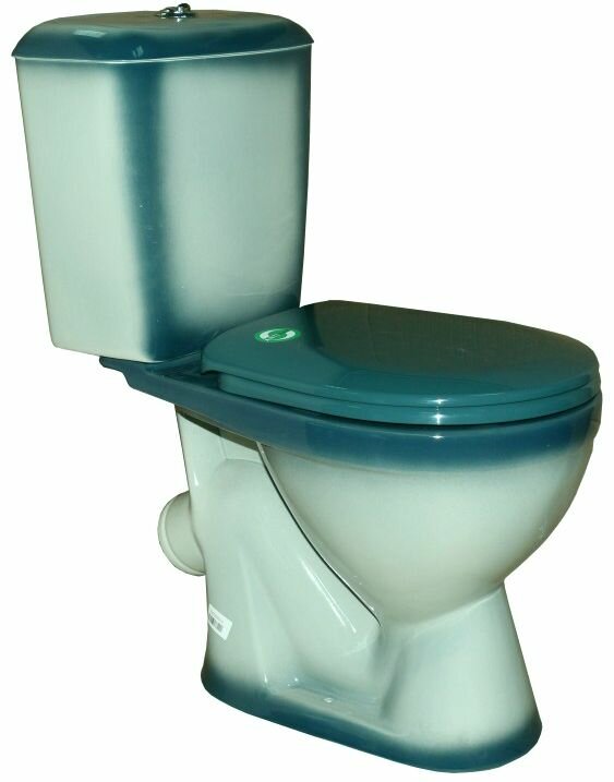 Унитаз-компакт Rosa Лира зелёный
