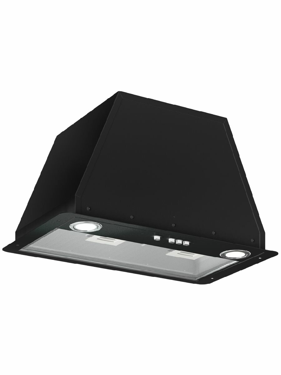 Вытяжка Elikor Врезной блок Flat 52П-650-К3Д черный 650 м3/ч 3 скорости отвод/рециркуляция