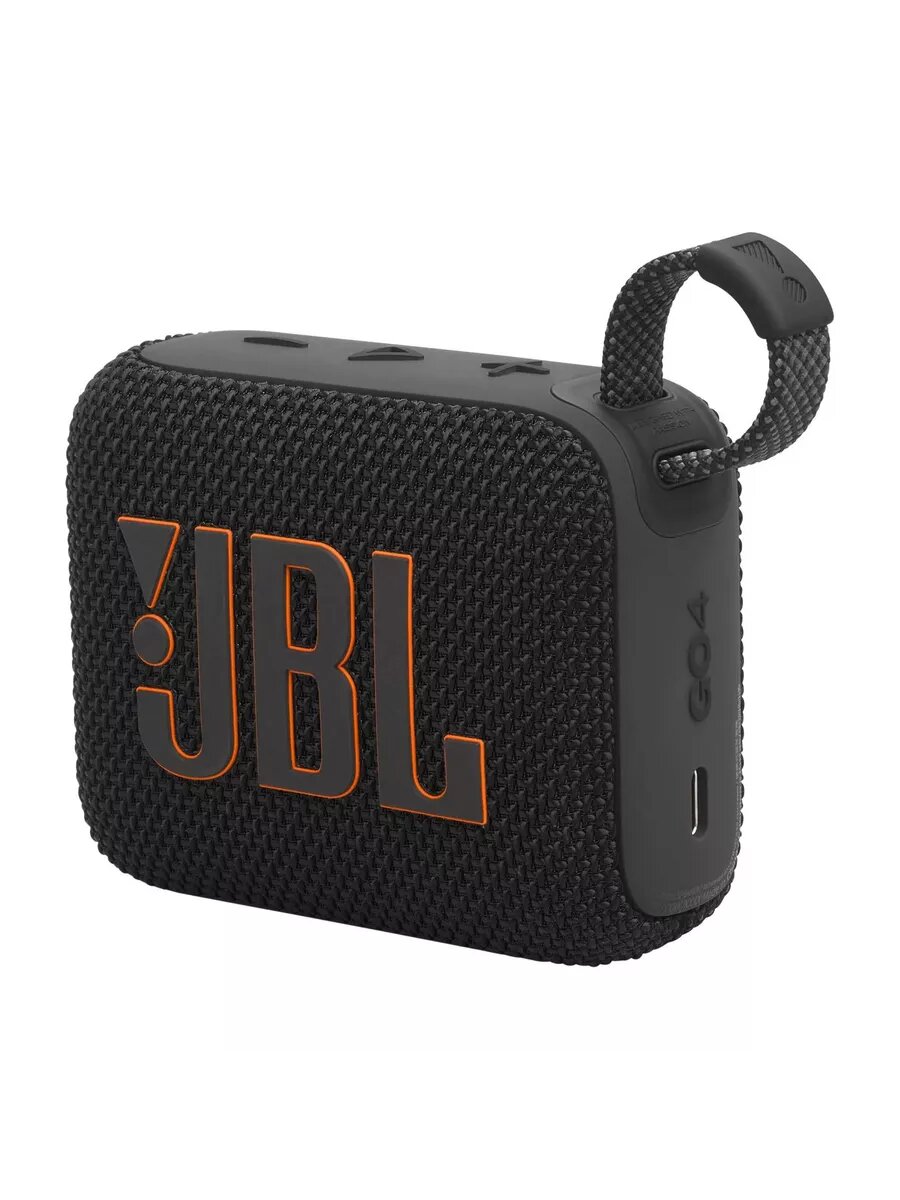 Колонка портативная JBL GO 4, 4.2Вт, черный [jblgo4blk]