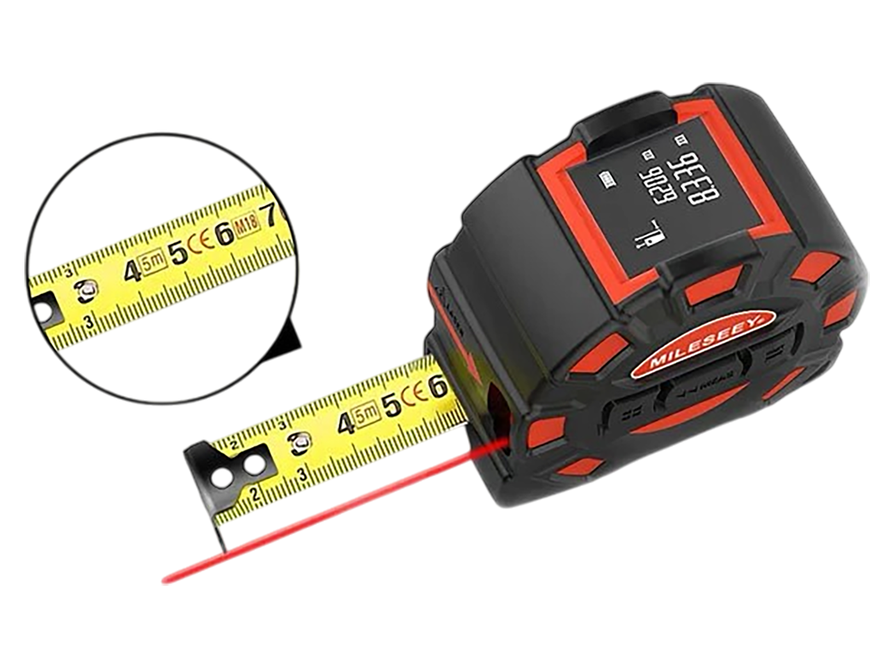 Картинки Рулетка лазерная Xiaomi Mileseey DT11 Laser Tape Measurer 2 in 1 Global