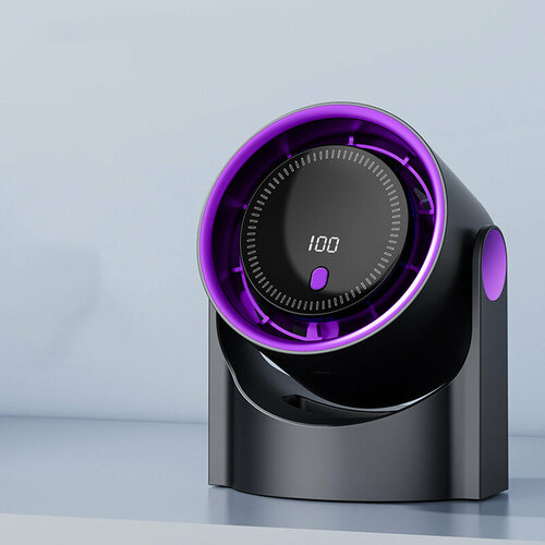 Портативный вентилятор пластик 20 Ватт регулировка наклона чёрный 1129₽