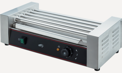 Изображение товара Гриль роликовый Crazy Pan CP-HDG05, 1кВт, 220В, 5 роликов (44 см длиной), нержавеющая сталь, поддон для сбора жира